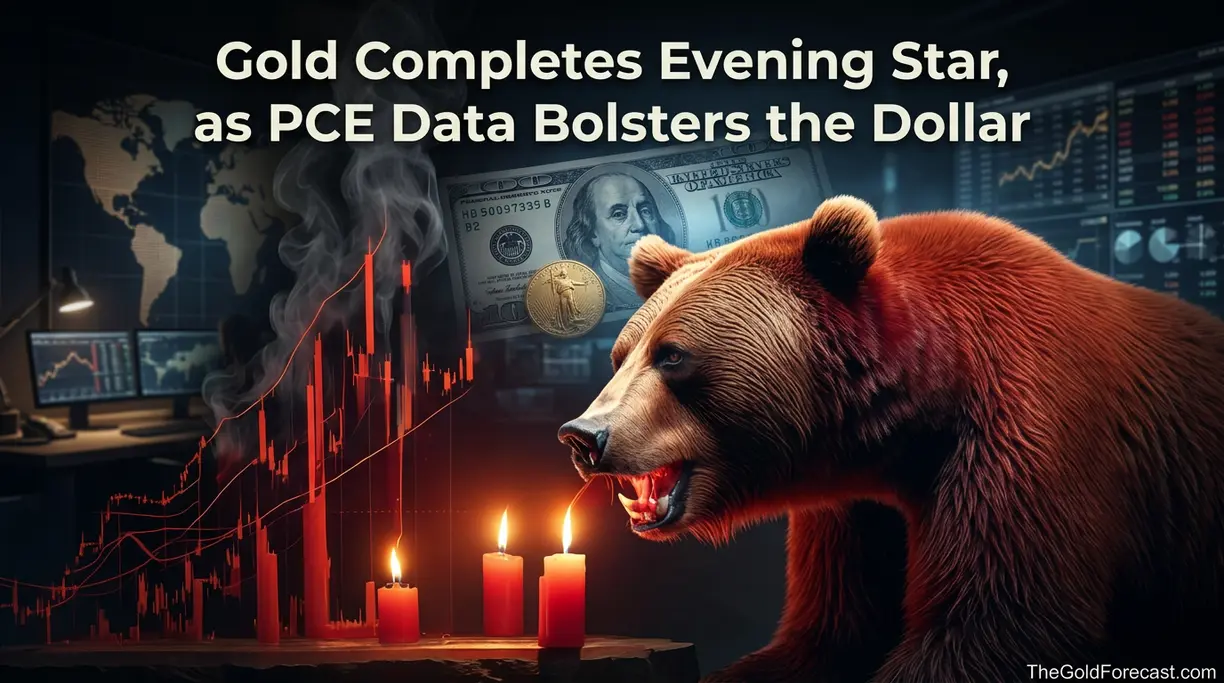 Gold Completes Evening Star, as PCE Data Bolsters the Dollar teaser image