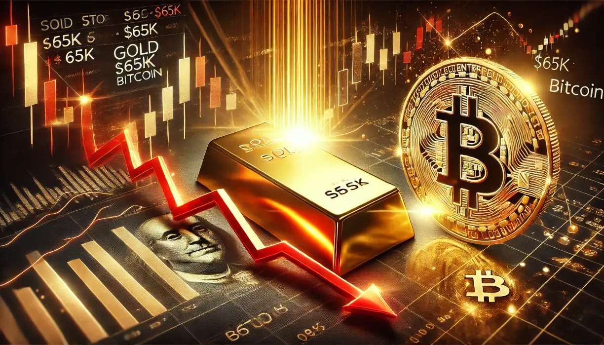 Volatility returns as stocks slide, gold hits new ATH, and Bitcoin struggles with $65k resistance teaser image