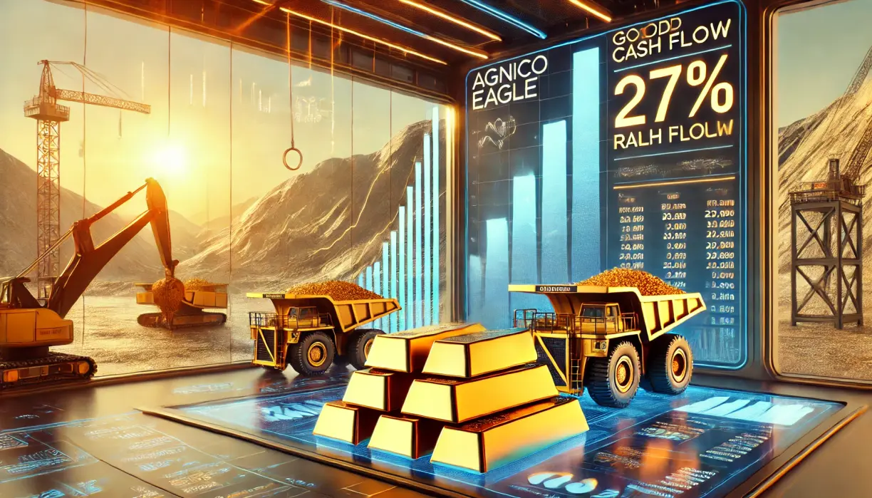 Agnico Eagle sees record cash flow following gold’s 27% rally in 2024 teaser image