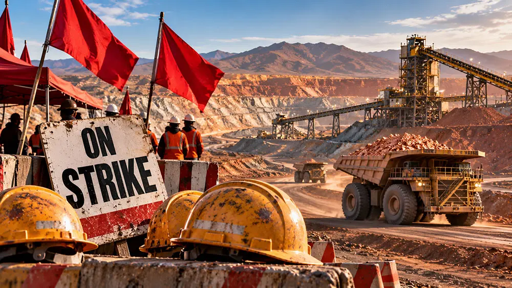Centinela copper mine, unions to resume talks Tuesday amid strike teaser image