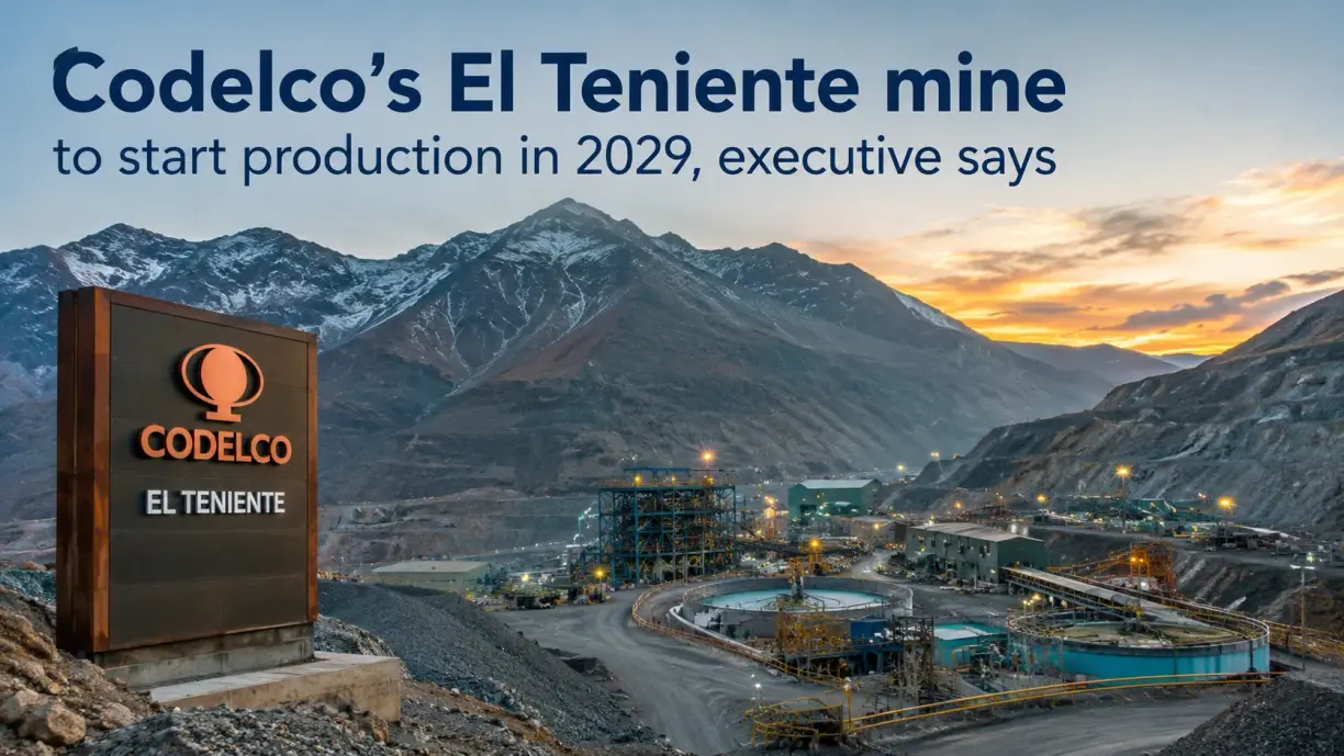 Codelco’s El Teniente mine to start production in 2029, executive says teaser image
