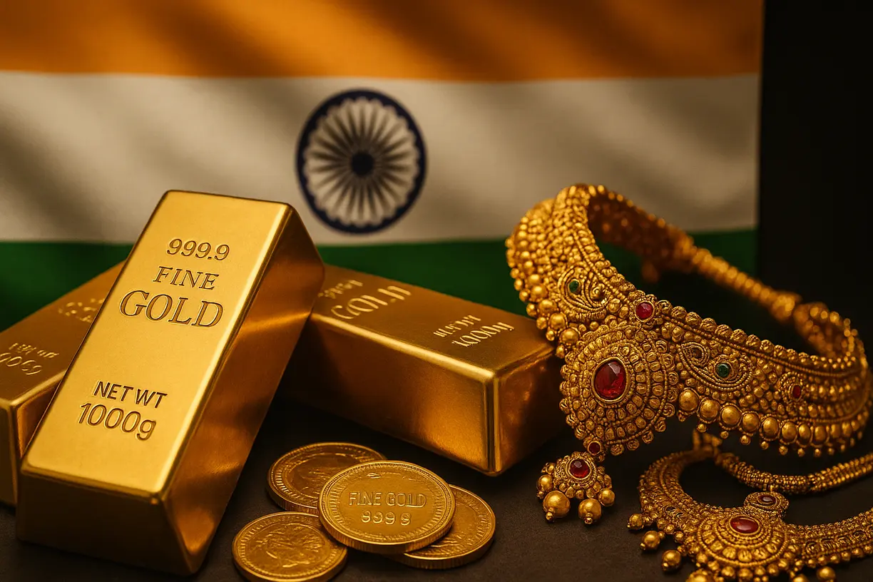 Indian gold and silver imports double despite sky-high prices to beat higher duties at month-end teaser image