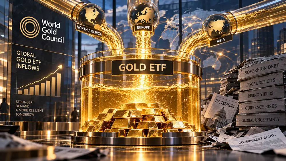 Investors pour $18 billion into gold ETFs in August as sovereign debt concerns grow - WGC report teaser image