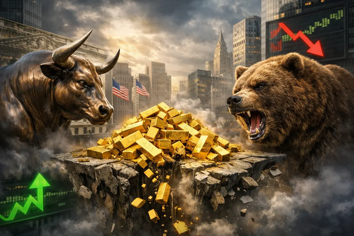 Wall Street entertains every possibility after gold’s wild ride, Main Street maintains its bullish bias despite new Fed head teaser image