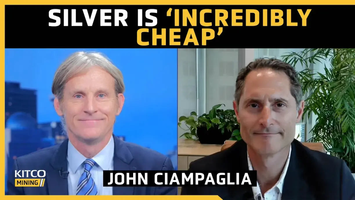 'Mind-boggling' low - Sprott CEO John Ciampaglia on underpriced silver catching up to gold teaser image