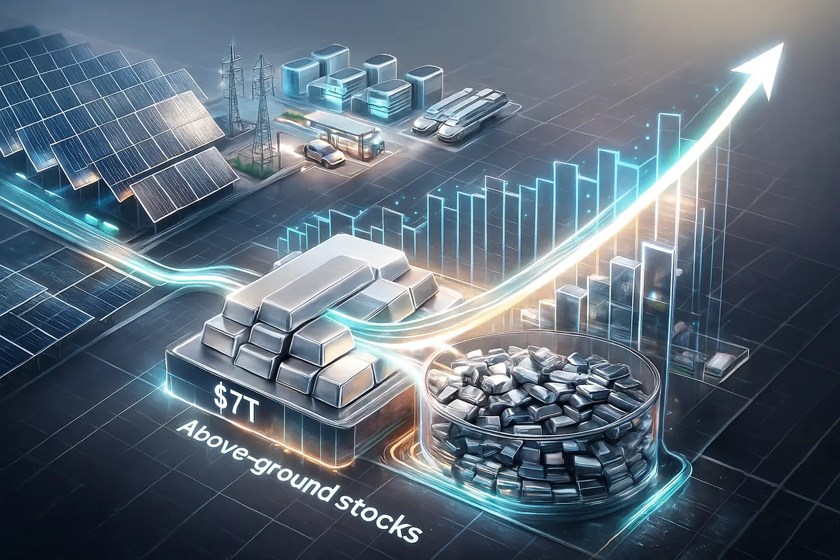 Green energy economy to exceed $7 trillion annually by 2030 what does this mean for silver? teaser image