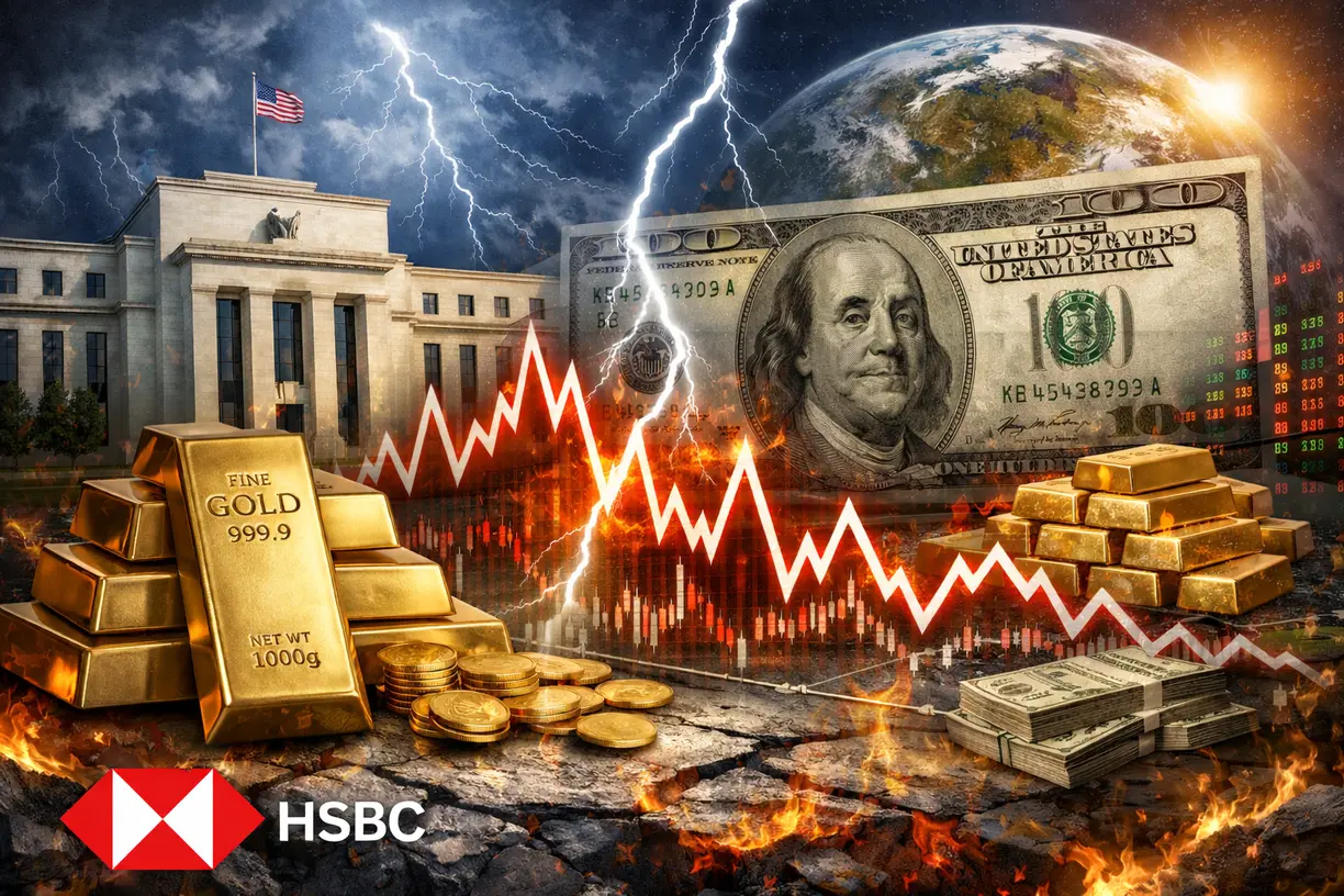 ‘Gold is behaving like a risk asset in 2026’ but de-dollarization trend will drive further gains – HSBC teaser image