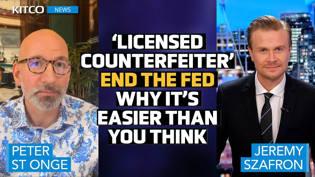 End the Fed? Why America's backup plan may be its gold stash – Peter St Onge teaser image