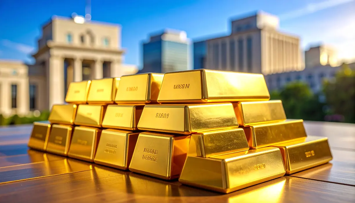 Gold approaches record highs amid economic uncertainty teaser image