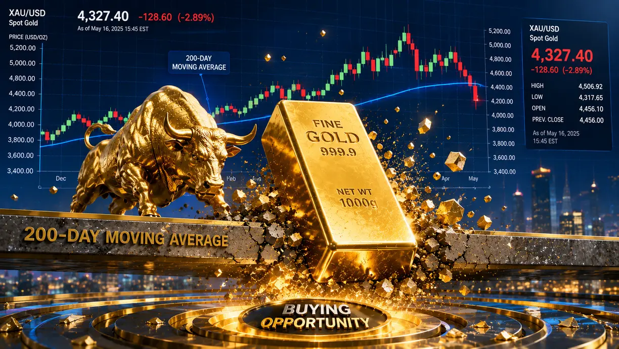 Gold breaks below key technical support, but analysts see a buying opportunity  teaser image