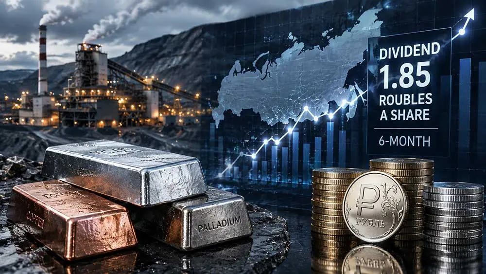 Russia’s Nornickel recommends 6-month dividend of 1.85 roubles a share teaser image