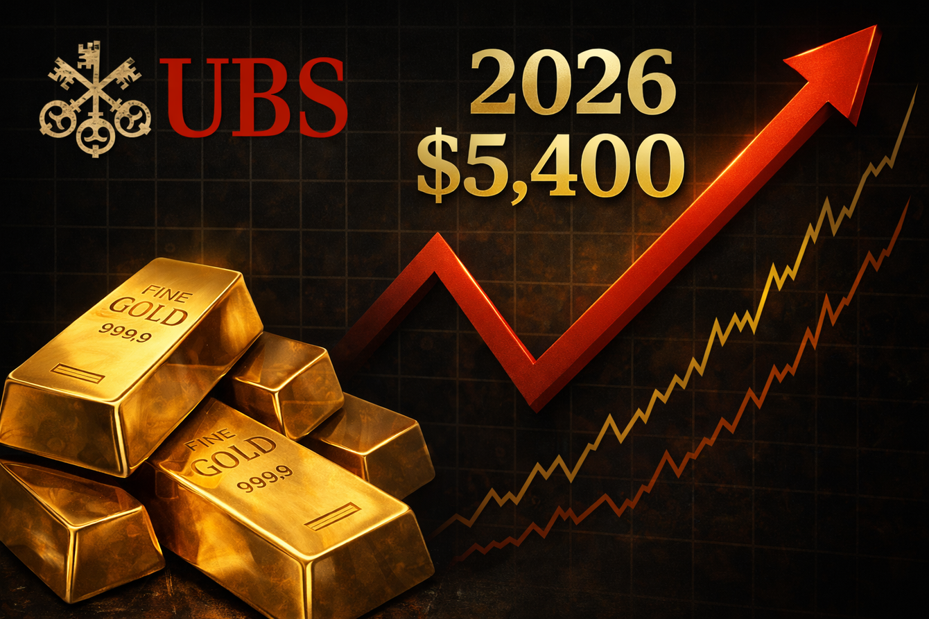 UBS sees $5,000 gold by Q3 2026, with potential for $5,400 if U.S. political and economic risks rise teaser image