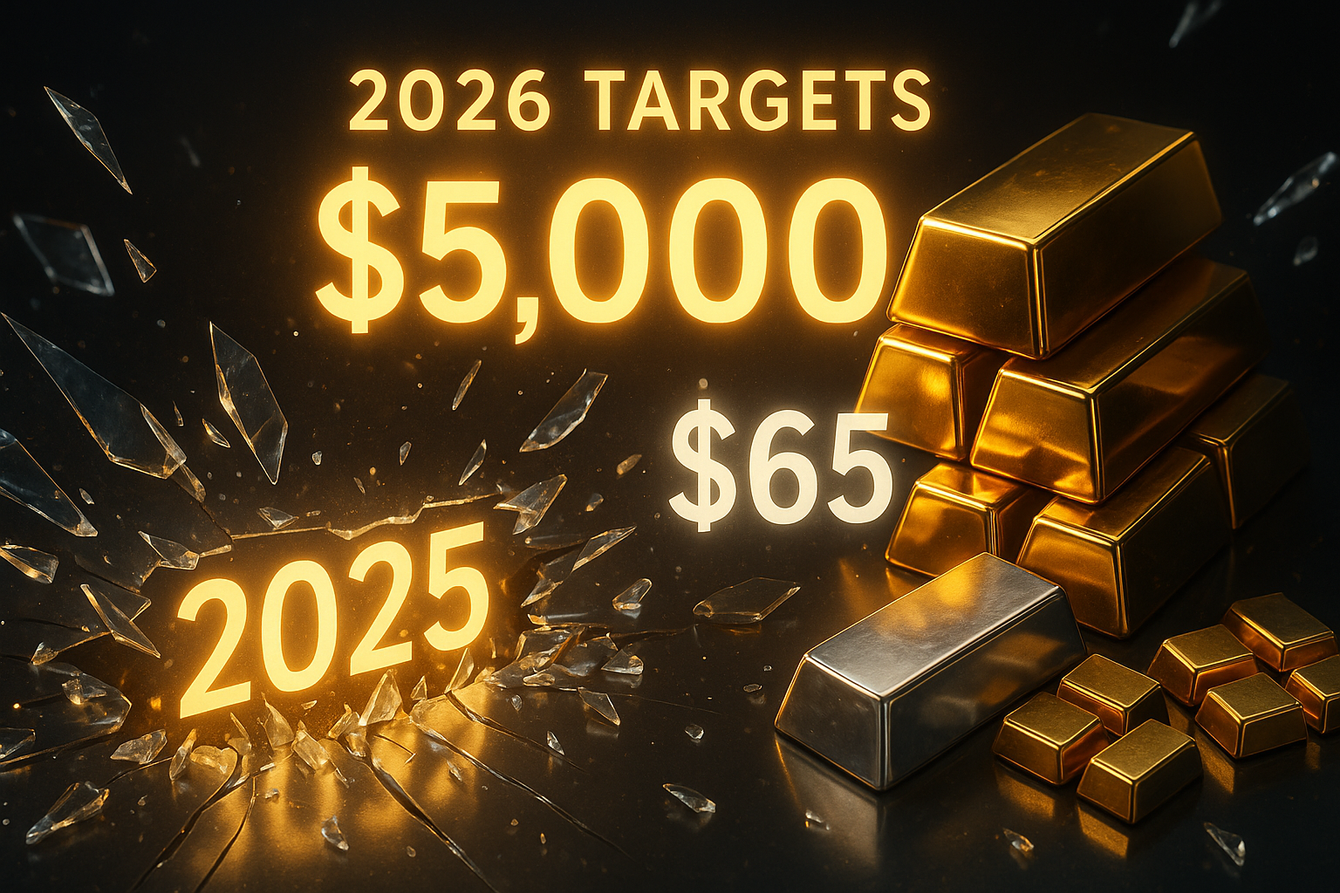 Bank of America calls for $5000 gold and $65 silver in 2026 teaser image