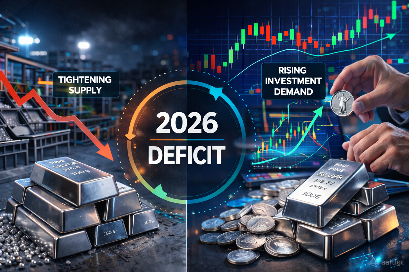 Silver market faces another deficit in 2026 as volatility and investment demand shape outlook teaser image