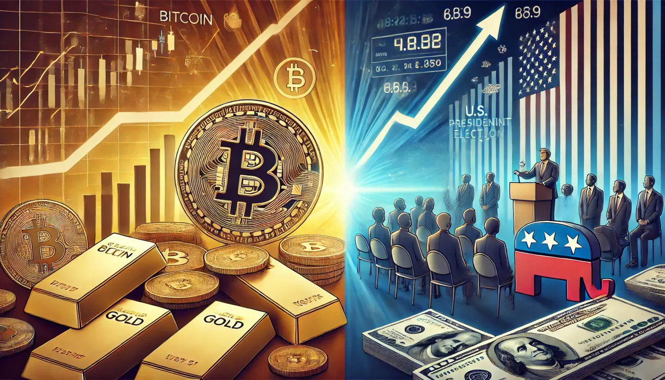Gold and Bitcoin rallies expected if Trump wins, JPMorgan analysts predict teaser image