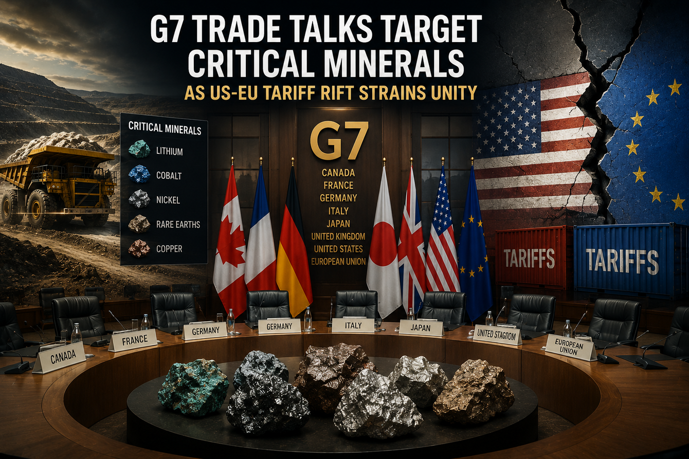 G7 trade talks target critical minerals as US-EU tariff rift strains unity teaser image