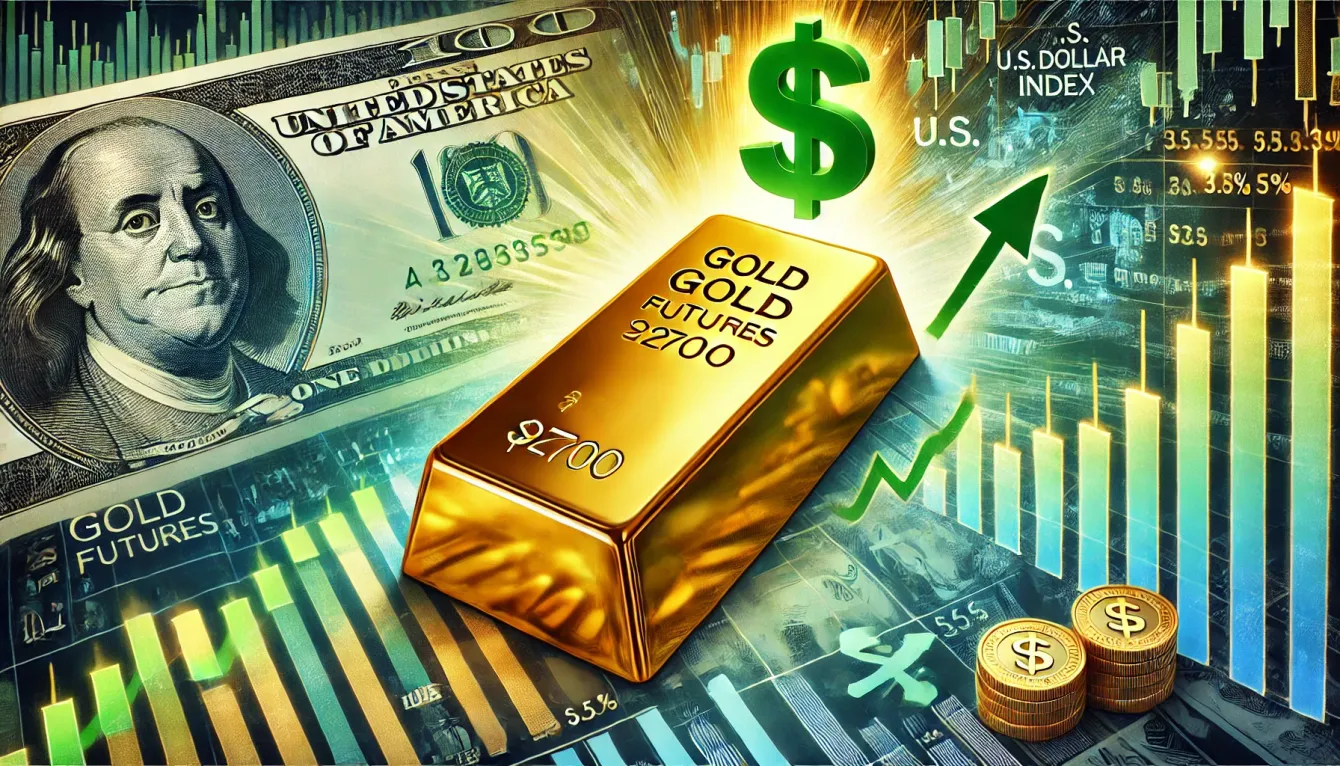 Rate cuts and war fears power gold futures above $2700 teaser image