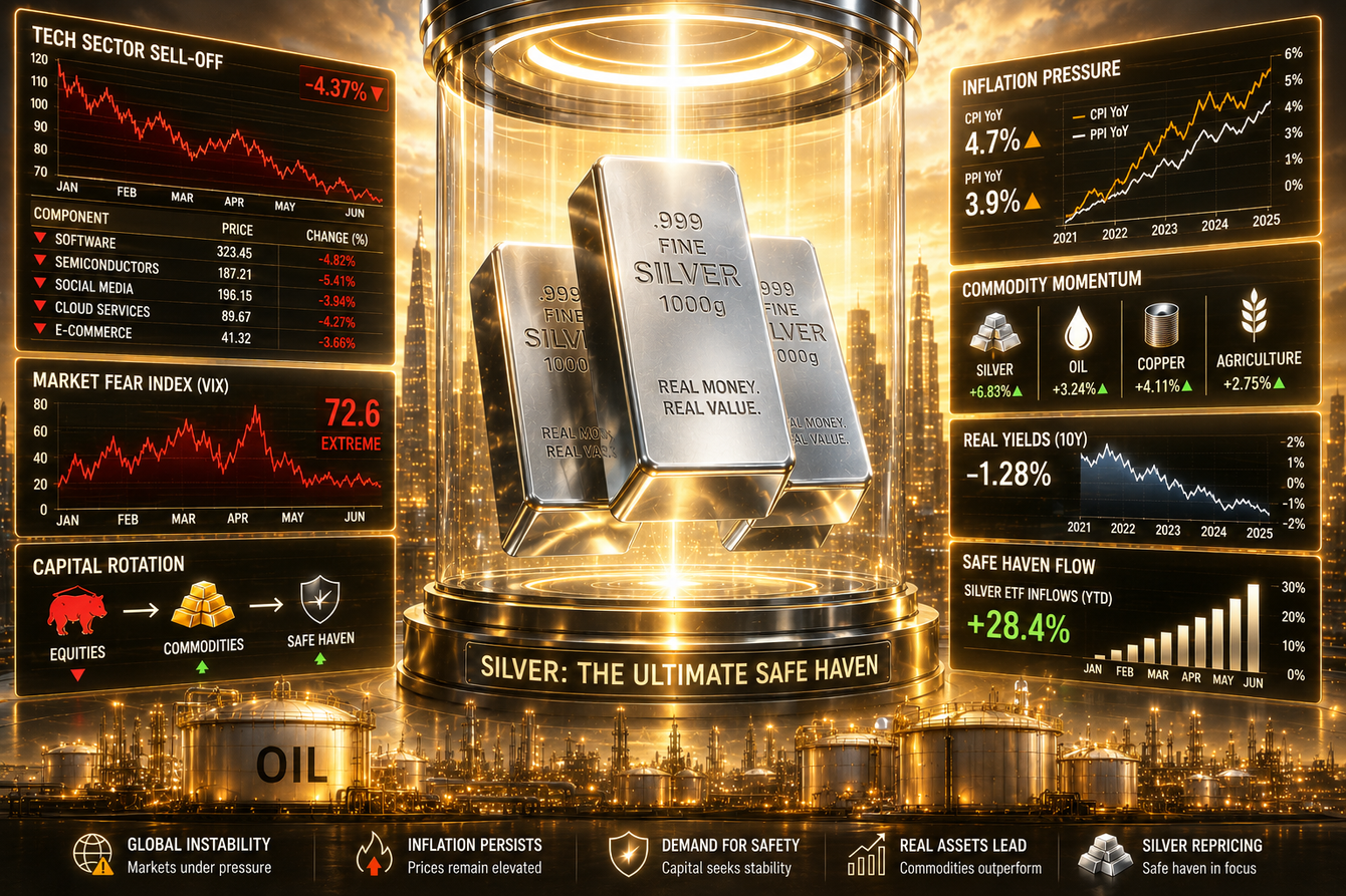 Silver’s ‘great rotation’: Tech selloff to fuel rush into precious metals, says Jen Bawden teaser image