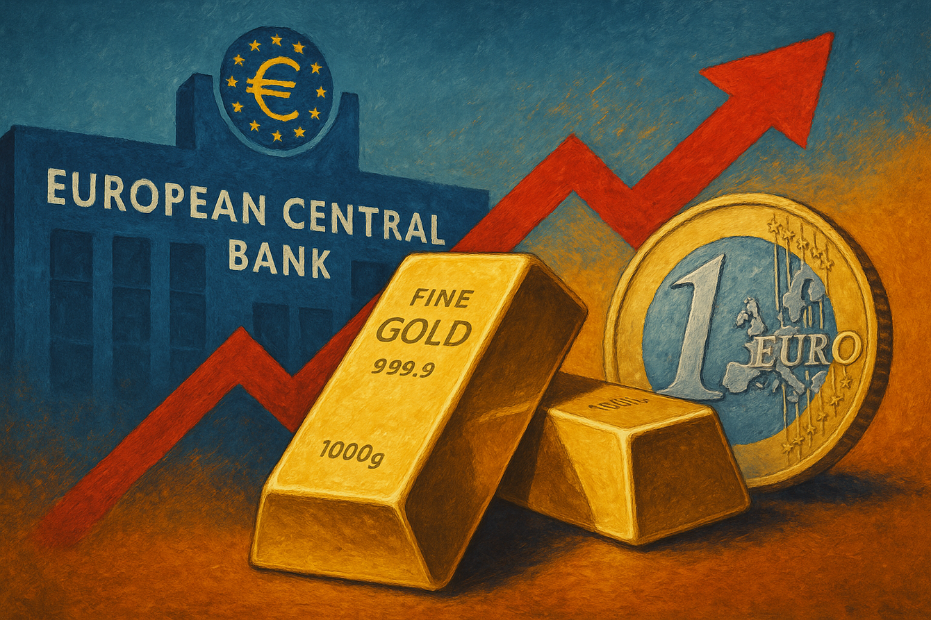 Gold passes euro as second-largest reserve asset, central bank demand likely to impact future supply, prices – ECB teaser image