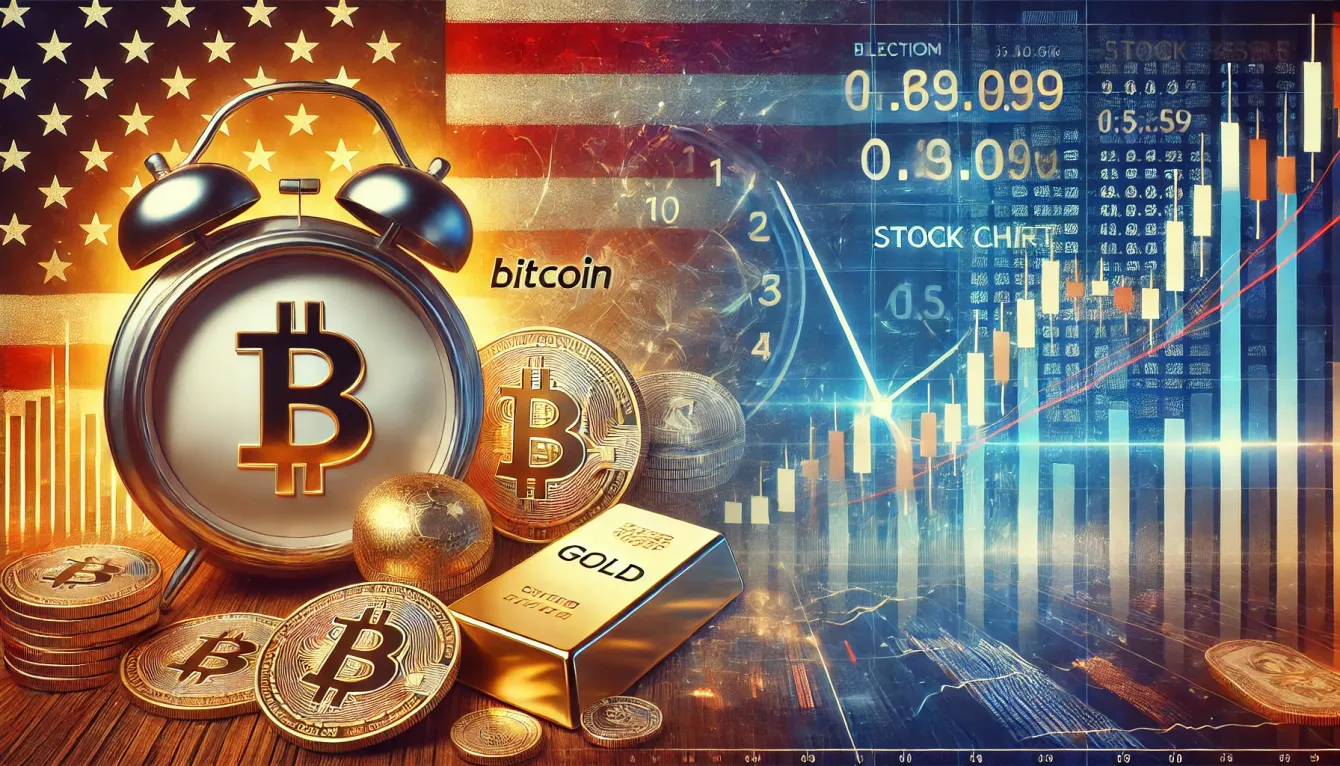 U.S. election sparks market jitters, Bitcoin and gold traders prepare for volatility teaser image