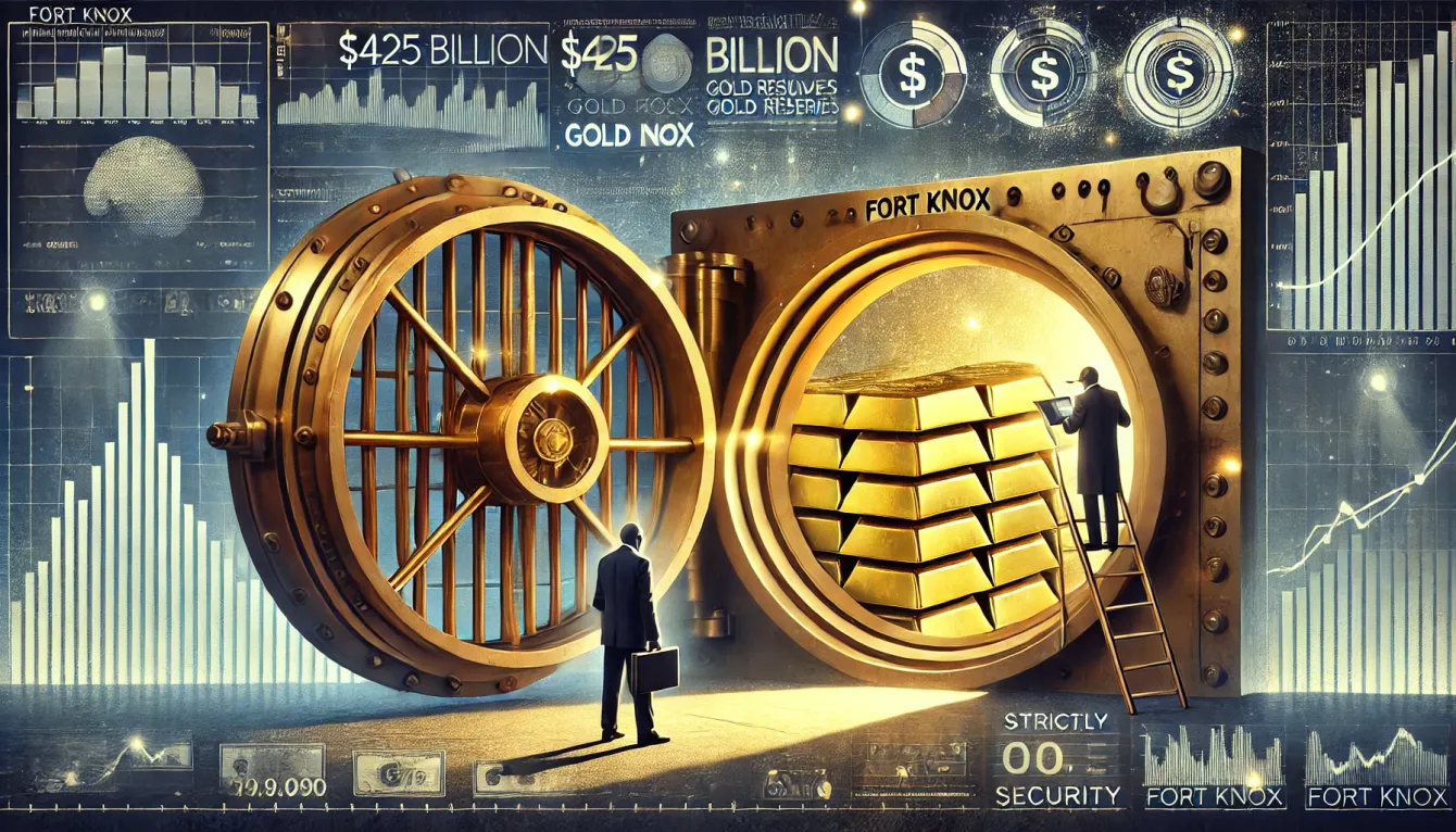 Elon Musk casts doubt on $425 billion U.S. gold reserve at Fort Knox ahead of personal DOGE audit teaser image