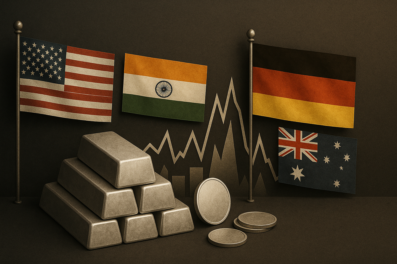 Physical silver investment sees wild swings in the top four global markets – Metals Focus/Silver Institute teaser image