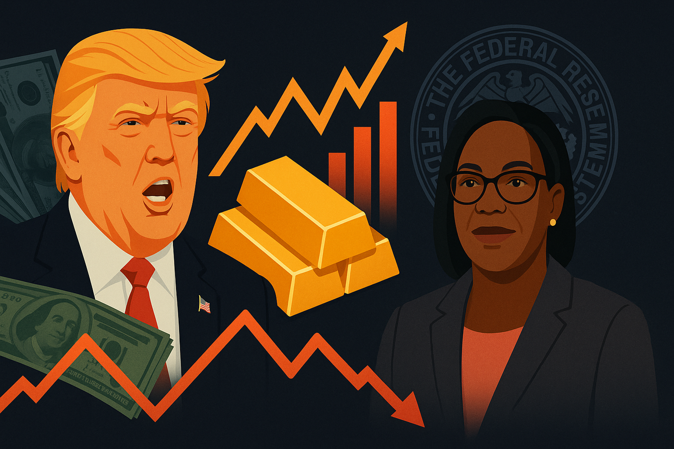 Trump’s firing of Fed Governor Cook roils markets and Capitol Hill, boosts gold to the edge of $3,390/oz teaser image