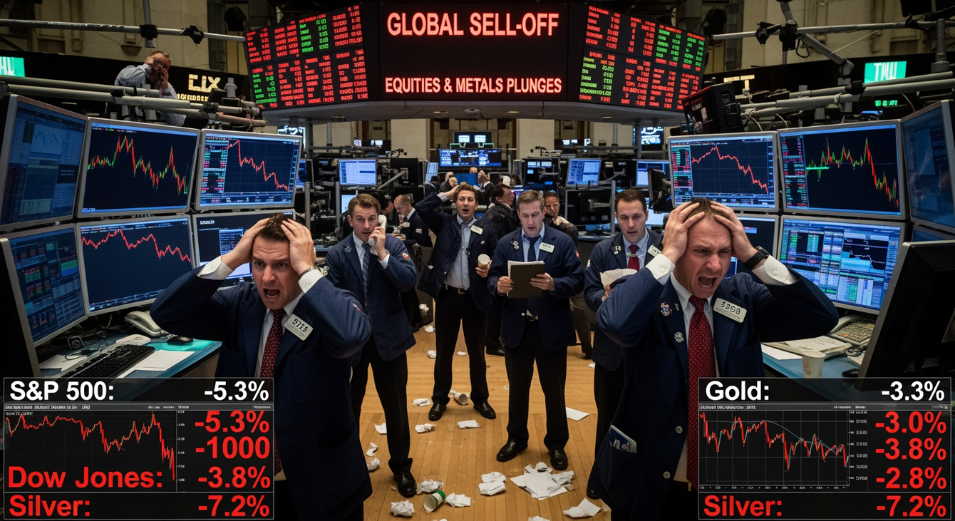 Gold and silver plunge in market-wide flash crash teaser image