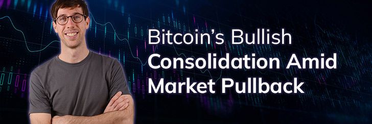 Bitcoin’s bullish consolidation amid market pullback teaser image