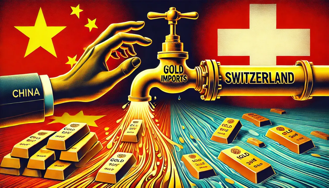 Swiss gold exports to the U.S. fall 99% in August, but rise 353% to China after tariff shock teaser image