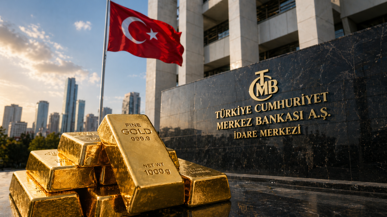 Turkish central bank boosts gold reserves by 36.4 tonnes in two weeks as it closes swap positions teaser image