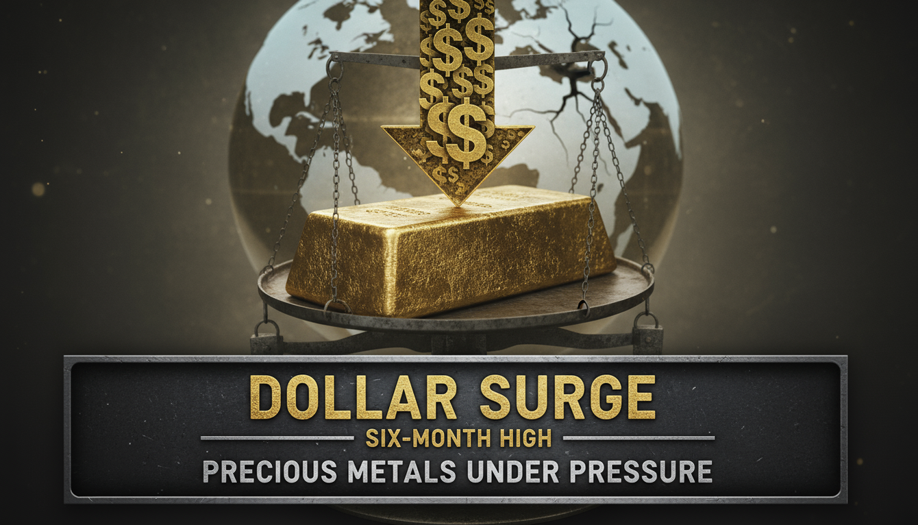Dollar’s Surge to Six-Month High Pressures Precious Metals teaser image