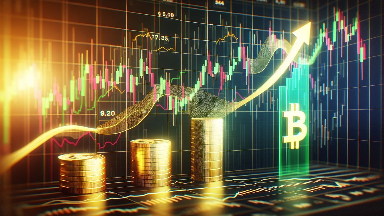 ‘Risk-on’ - Bitcoin approaches $64k, stocks and gold surge on Powell’s dovish comments teaser image