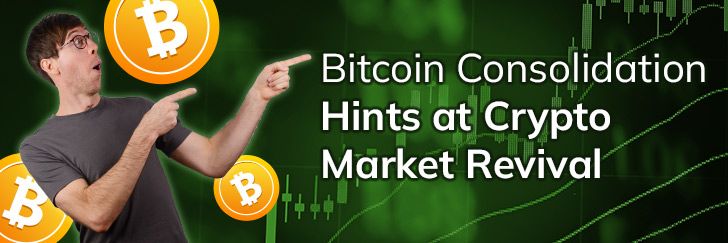 Bitcoin consolidation hints at crypto market revival teaser image