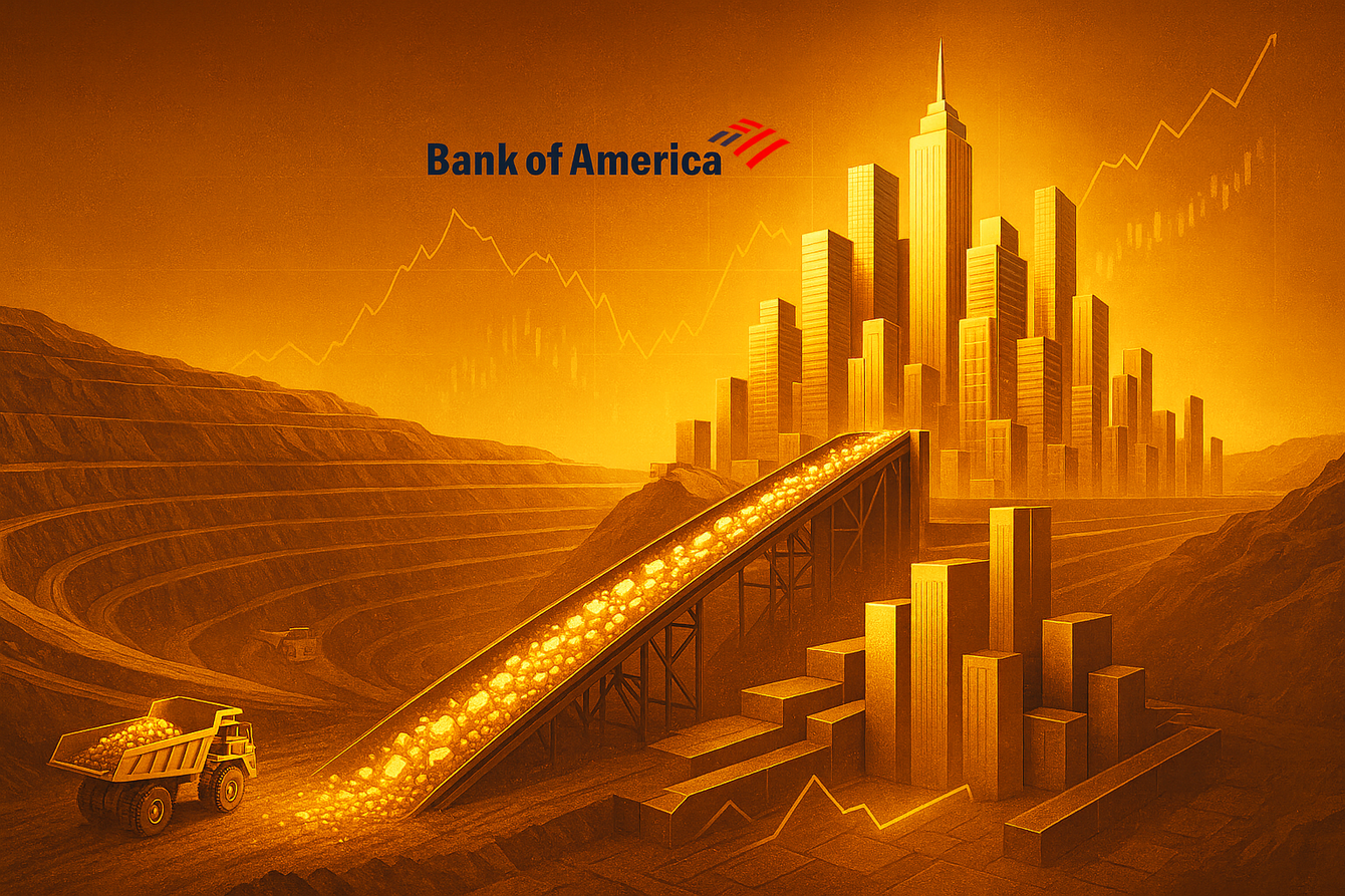 Bank of America sees nearly $1 trillion market cap potential for gold miners teaser image