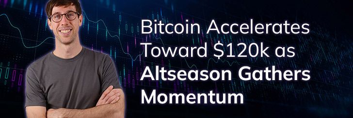 Bitcoin accelerates toward $120k as Altseason gathers momentum teaser image