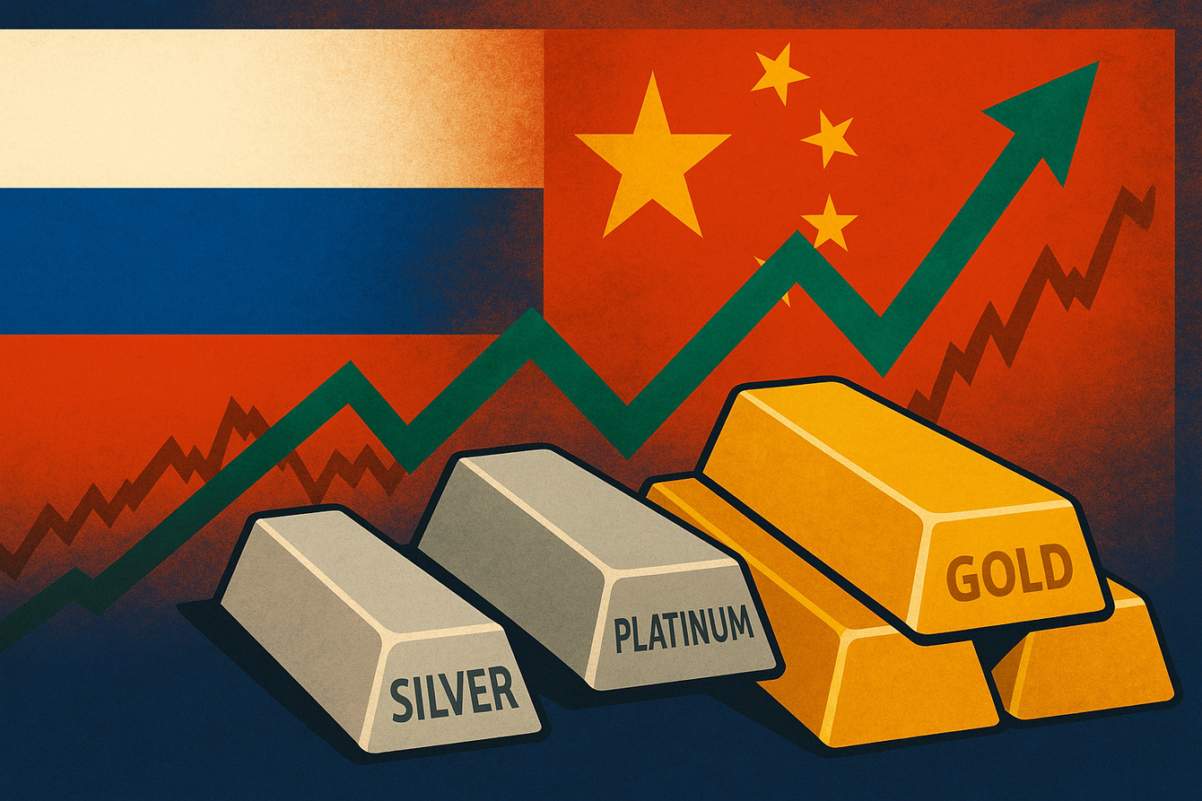 Russian precious metal sales to China up 80% to $1 billion in H1 2025 teaser image