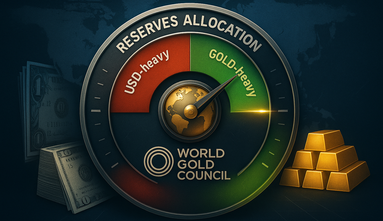 Central banks will continue to buy gold and diversify away from the US dollar in the next 12 months - World Gold Council 2025 survey teaser image