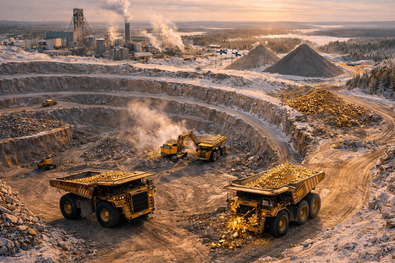 Agnico Eagle moves to consolidate Finland's gold district in nearly C$4B deal teaser image