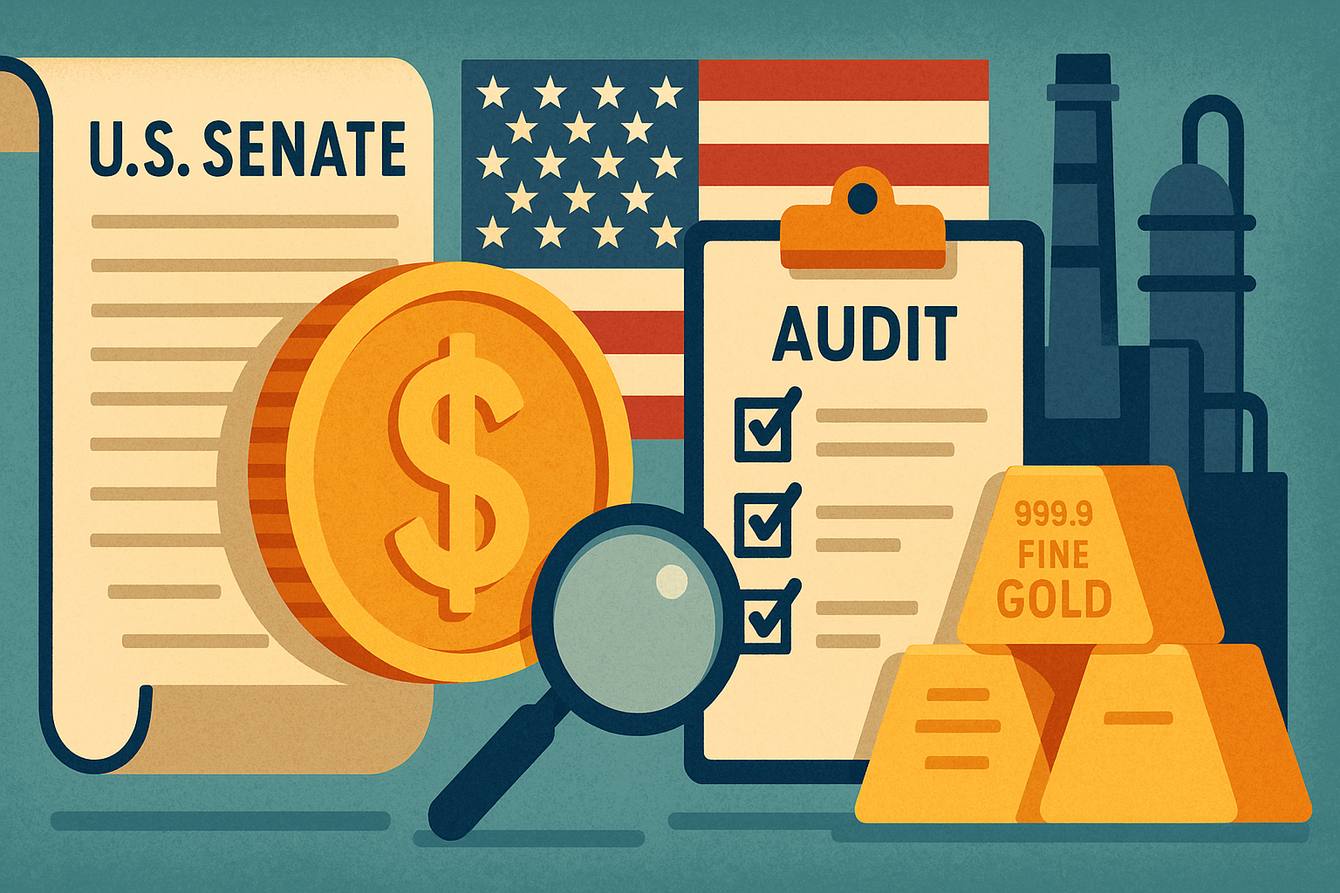 New Senate bill demands full audit of U.S. gold reserves, additional refinement to meet global standards teaser image