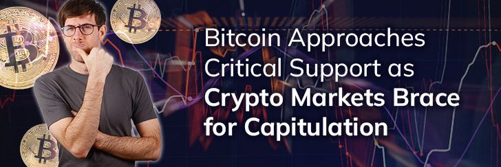 Bitcoin approaches critical support as crypto markets brace for capitulation teaser image