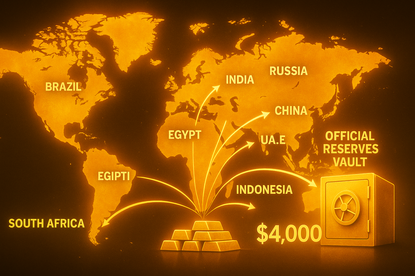 Brazil buys 16 tonnes of gold in September as central bank demand stays strong teaser image