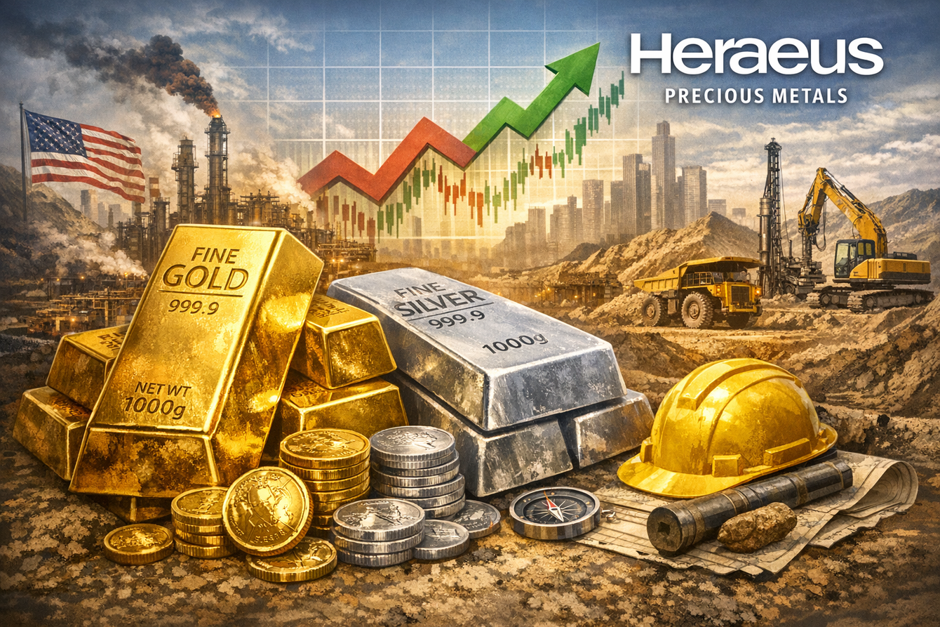 Gold prices gain on Iran optimism despite India import issues, silver producers see strong output in 2026 – Heraeus teaser image