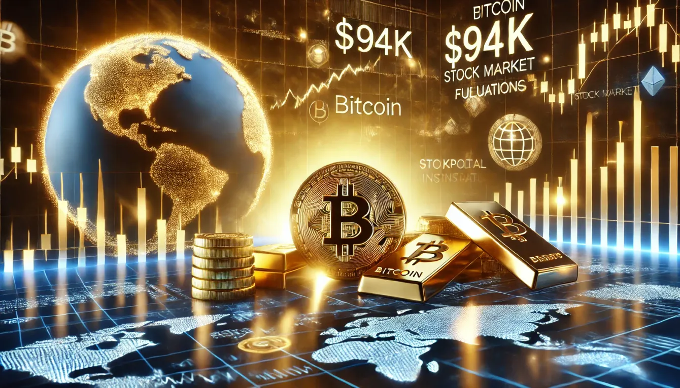 Bitcoin hits a new all-time high above $94k, gold rises amid Russia-Ukraine escalation teaser image