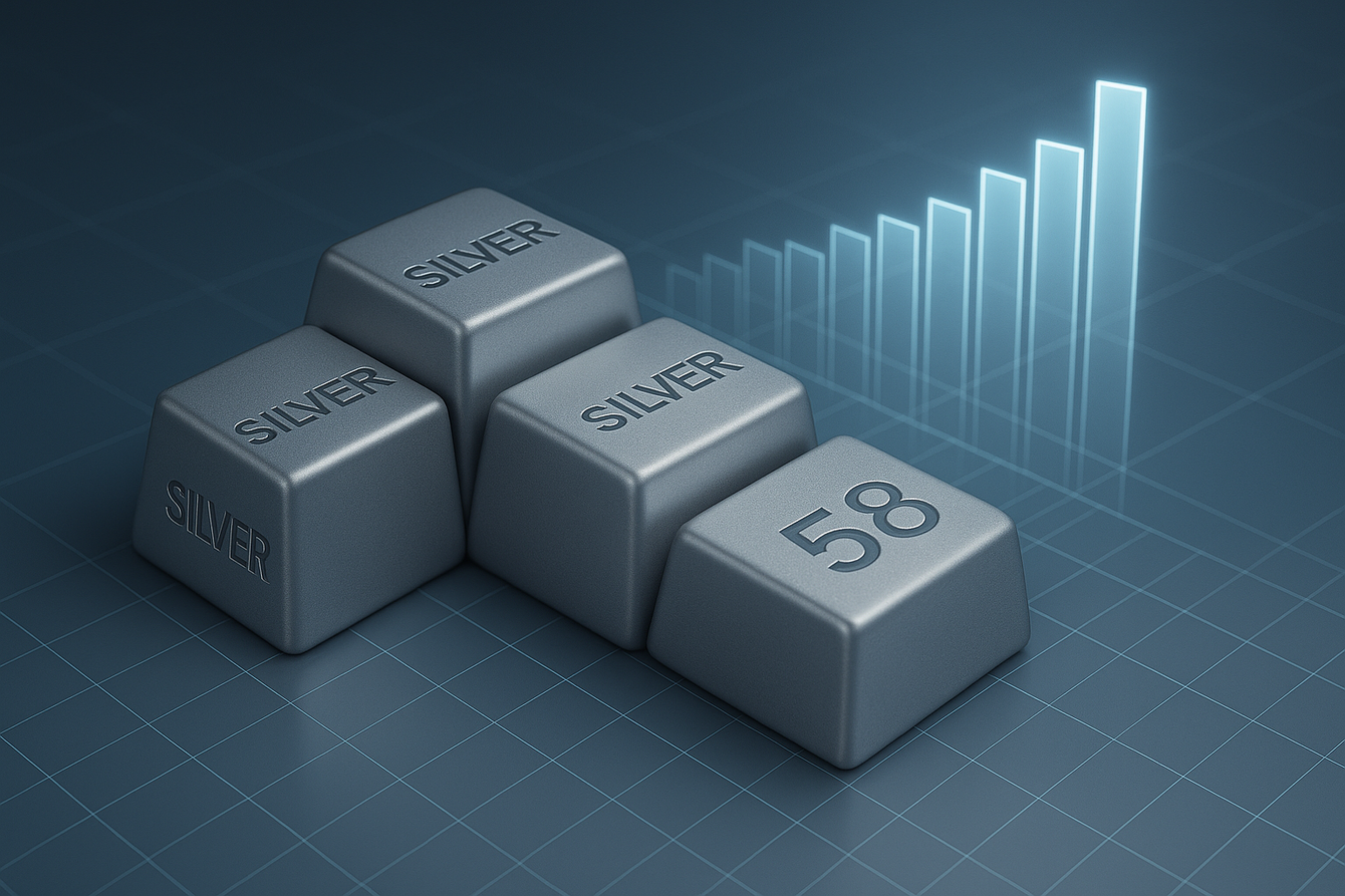 Silver price is holding $58 and Saxo Bank’s Ole Hansen still sees upside potential teaser image