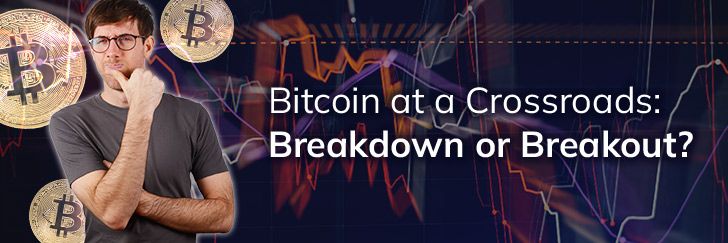 Bitcoin at a crossroads: Breakdown or breakout? teaser image