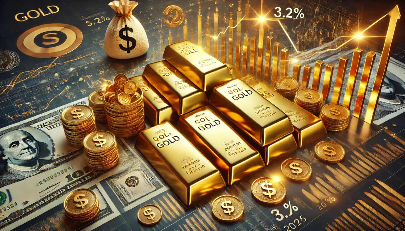 Gold prices holding near session highs as IMF lowers global growth forecasts teaser image