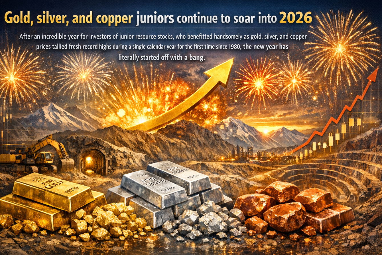 Gold, silver, and copper juniors continue to soar into 2026 teaser image