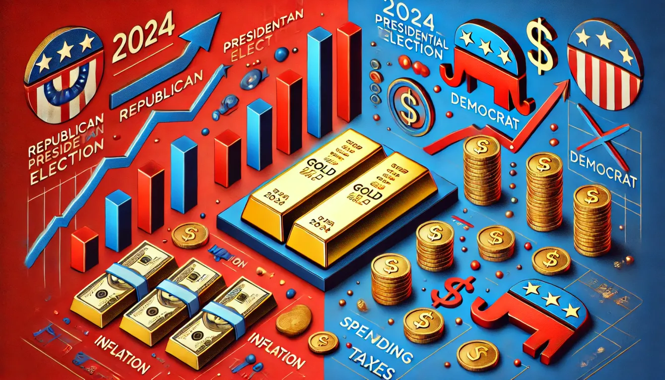 Taxes, tariffs, and inflation : How Trump and Harris impact gold prices teaser image