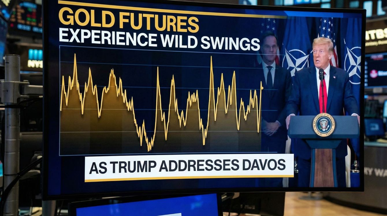 Gold Futures Experience Wild Swings as Trump Addresses Davos teaser image